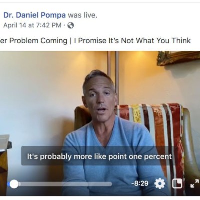 Handsome Chiropractor is more concerned about masks and gloves than about&nbsp;COVID-19